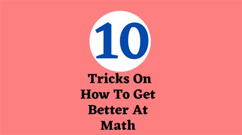 [Basic/Professional Math] How to get better at quick math for .